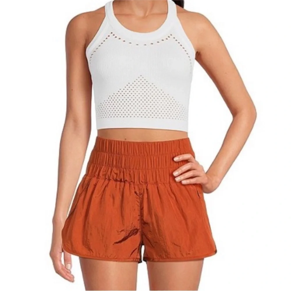 Free People Movement The Way Home Shorts in Bronze - Picture 2 of 5